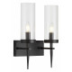 Бра LUMINA DECO Moratti LDW 8022-2 BK+PR