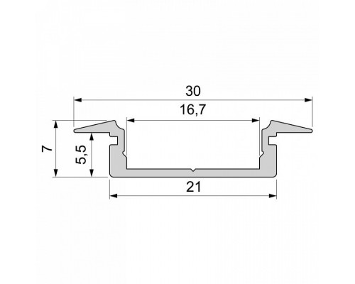 Профиль встраиваемый Deko-Light ET-01-15 975060