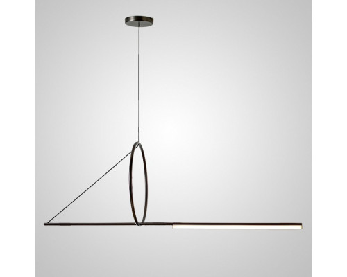 Подвесной светильник Imperiumloft Suspension Cercle Et Trait – Graphite Satine 40.1282-0