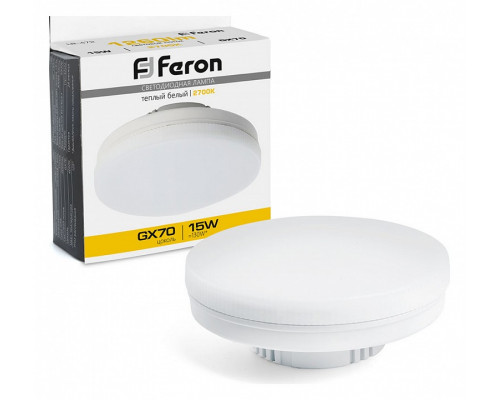 Лампа светодиодная Feron LB-472 GX70 15Вт 2700K 48303