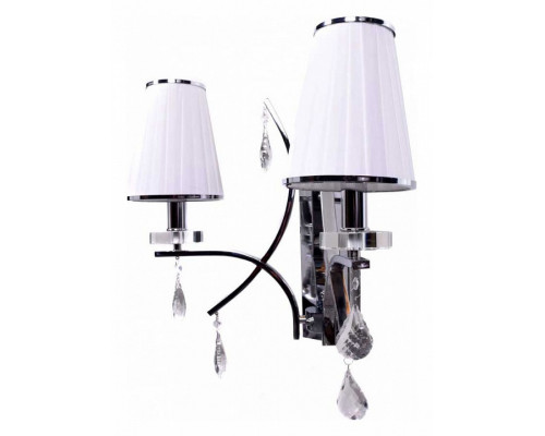 Бра LUMINA DECO Glamour LDW 66247-2 WT+CHR