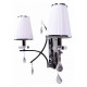 Бра LUMINA DECO Glamour LDW 66247-2 WT+CHR