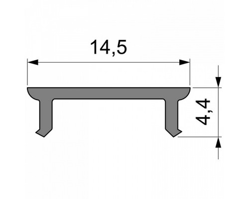 Профиль накладной Deko-Light P-01-10 983061