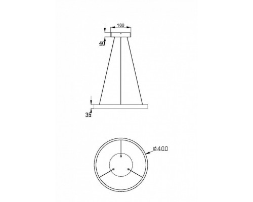 Подвесной светильник Maytoni Rim MOD058PL-L22WK