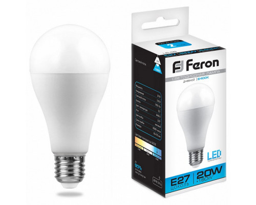 Лампа светодиодная Feron LB-98 E27 20Вт 6400K 25789