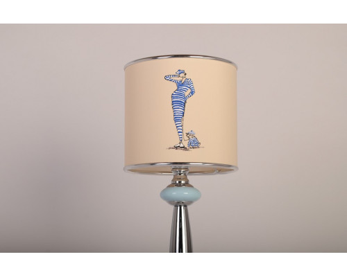 Настольная лампа декоративная Manne TL.7737-1BL TL.7737-1BL (дама с собачкой) настольная лампа 1л