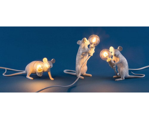 Лампа светодиодная Seletti Mouse Lamp E14 1Вт K 15220L