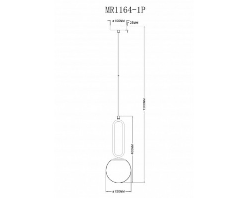 Подвесной светильник MyFar Pierre MR1164-1P