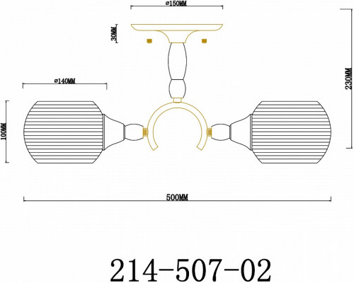 Светильник на штанге Velante  214-507-02