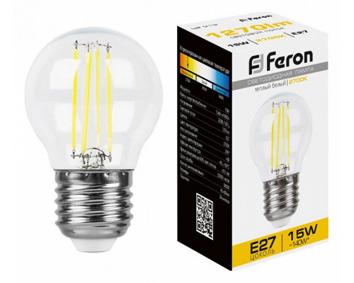 Лампа светодиодная Feron LB-515 E27 15Вт 2700K 38252