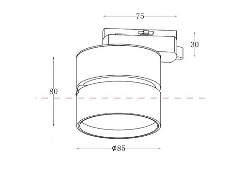 Накладной светильник Maytoni ONDA TR007-1-12W3K-W