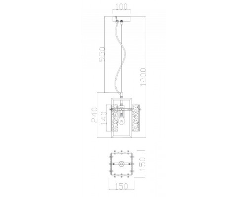 Подвесной светильник Freya Basilica FR5166PL-01BS