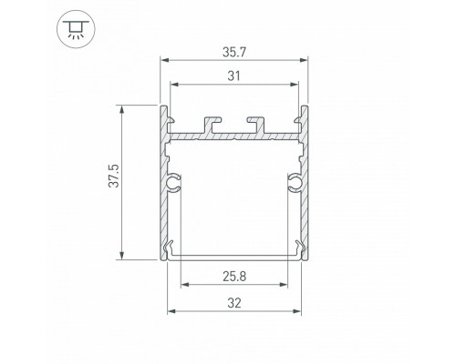 Профиль универсальный Arlight SL-LINE 043974