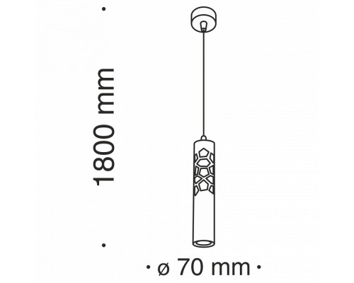 Подвесной светильник Maytoni Torre P037PL-L11W4K