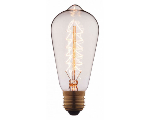 Лампа накаливания Loft it Edison Bulb E27 60Вт 2400-2800K 6460-SC-67735