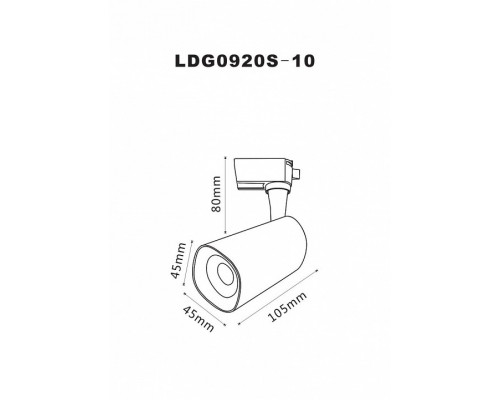 Светильник на штанге Arte Lamp Barut A4561PL-1BK