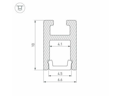 Профиль накладной Arlight ARH-KANT 36384