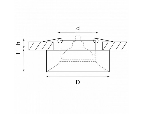 Встраиваемый светильник Lightstar Levigo L01002723