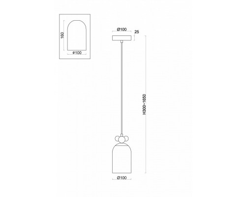 Подвесной светильник Freya Pitch FR5365PL-01CH