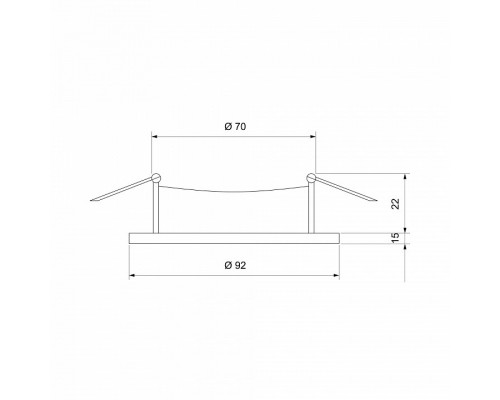 Встраиваемый светильник Elektrostandard Solar a053344