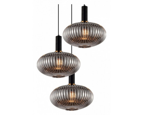 Подвесной светильник LUMINA DECO Floril LDP 1216-3 GY+BK