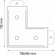 Соединитель угловой внутренний для треков Lightstar Barra 505127