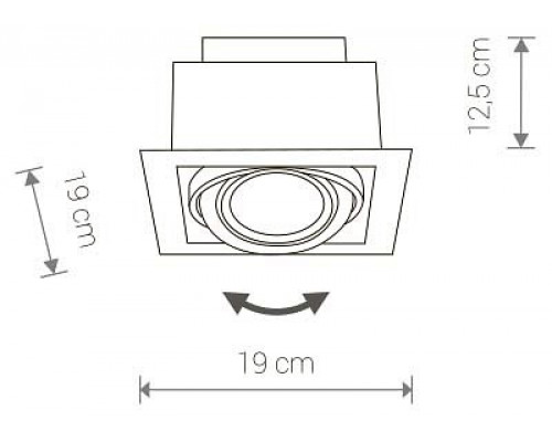 Встраиваемый светильник Nowodvorski Downlight 9573