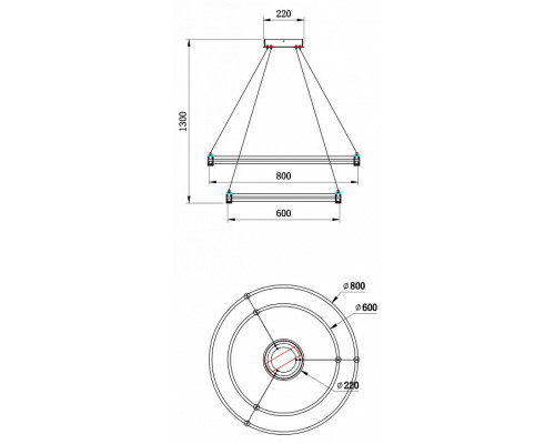 Подвесной светильник Stilfort Tooring 4006/05/02P