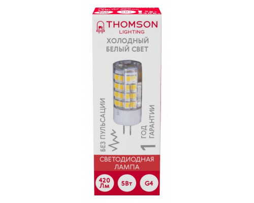 Лампа светодиодная Thomson G4 G4 5Вт 6500K TH-B4229