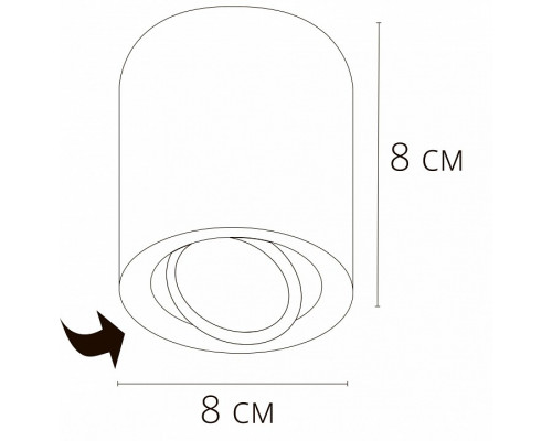 Накладной светильник Arte Lamp Beid A1513PL-1WH