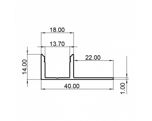 Профиль накладной Deko-Light EL-03-12 975361