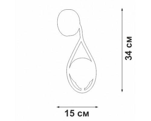 Бра Vitaluce V2889 V2889-1/1A