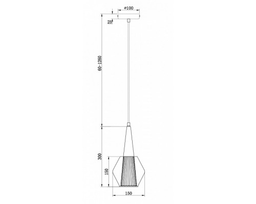 Подвесной светильник Freya Copita FR8008PL-01GB