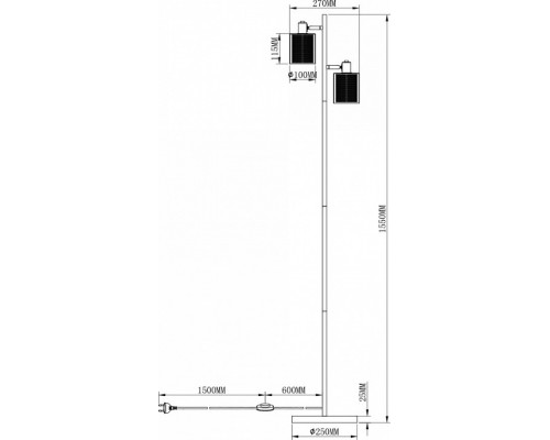 Торшер Moderli Suspent V3061-2F