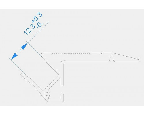 Профиль накладной Deko-Light AL-01-10 970500