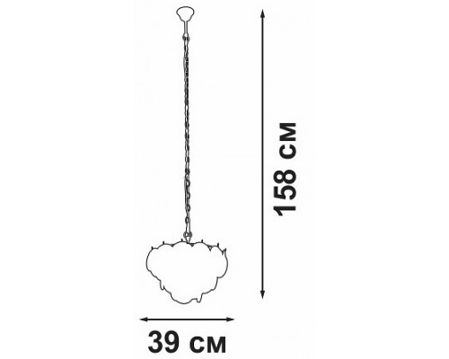 Подвесная люстра Vitaluce V5315 V5315-9/5