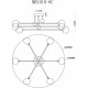 Люстра на штанге MyFar Stacy MR1010-6C