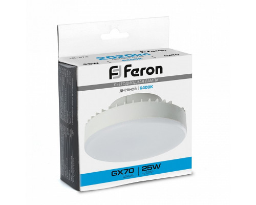 Лампа светодиодная Feron LB-474 GX70 25Вт 6400K 38270