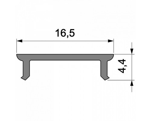 Профиль накладной Deko-Light P-01-12 983021