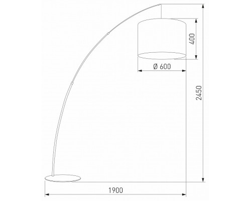 Торшер TK Lighting Moby 5488 Moby Green