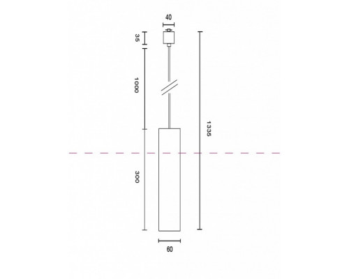 Подвесной светильник Maytoni Focus TR025-1-GU10-W