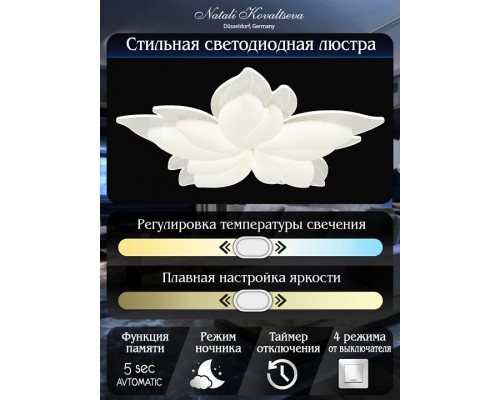 Потолочная люстра Natali Kovaltseva Effect LED LAMPS 81118