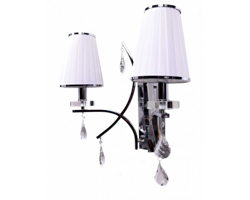 Бра LUMINA DECO Glamour LDW 66247-2 WT+CHR