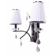 Бра LUMINA DECO Glamour LDW 66247-2 WT+CHR