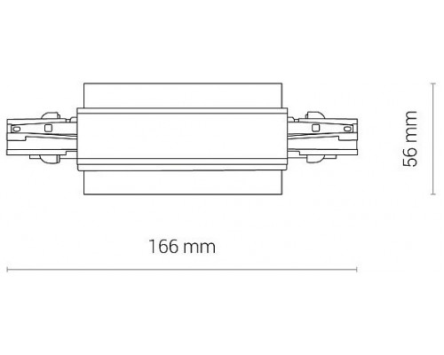 Соединитель линейный для треков Nowodvorski Ctls Power 8686