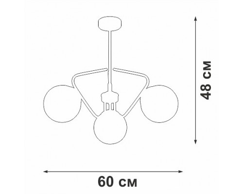 Люстра на штанге Vitaluce V47150 V47150-8/3PL