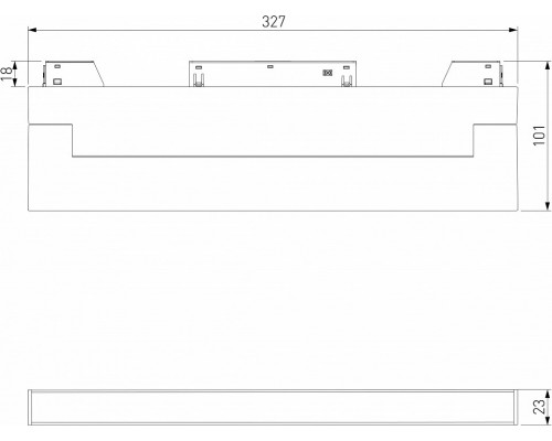 Накладной светильник Elektrostandard Slim Magnetic a063560