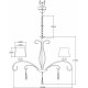 Подвесная люстра Moderli Aramco V2602-8P