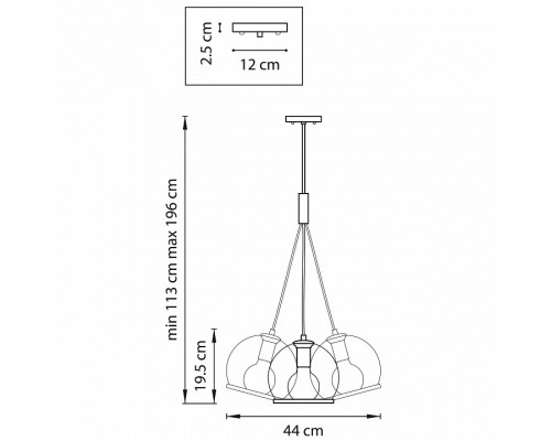 Подвесной светильник Lightstar Sferico 729031