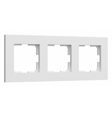 Рамка на 3 поста Werkel Slab белый матовый W0032961